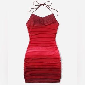 Ombre Red Dress